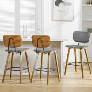 Grey Narrow Counter Height Bar Stools You'll Love | Wayfair